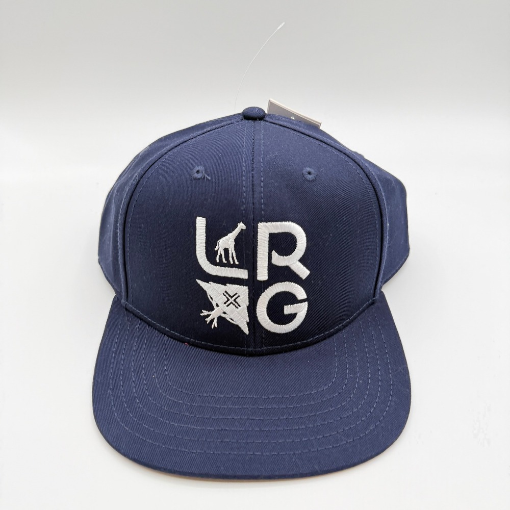 LRG Snapback Hat‎ Men OS Blue Embroidered Lifted Research Group Flat Bill NEW